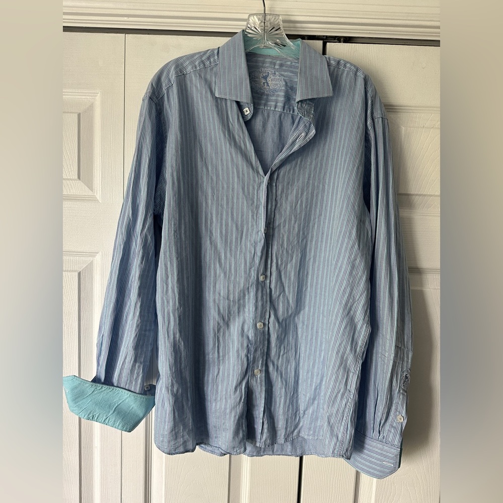 Bugatchi Unmo Men’s Long Sleeve Flip Cuff